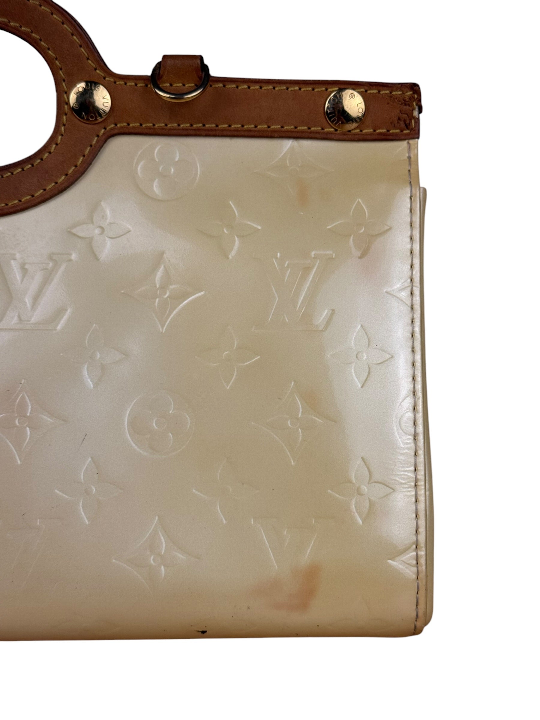 Louis Vuitton Yellow Monogram Vernis Roxbury Drive 2Way Handbag