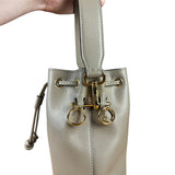 Fendi Mon Tresor Leather Bucket Bag