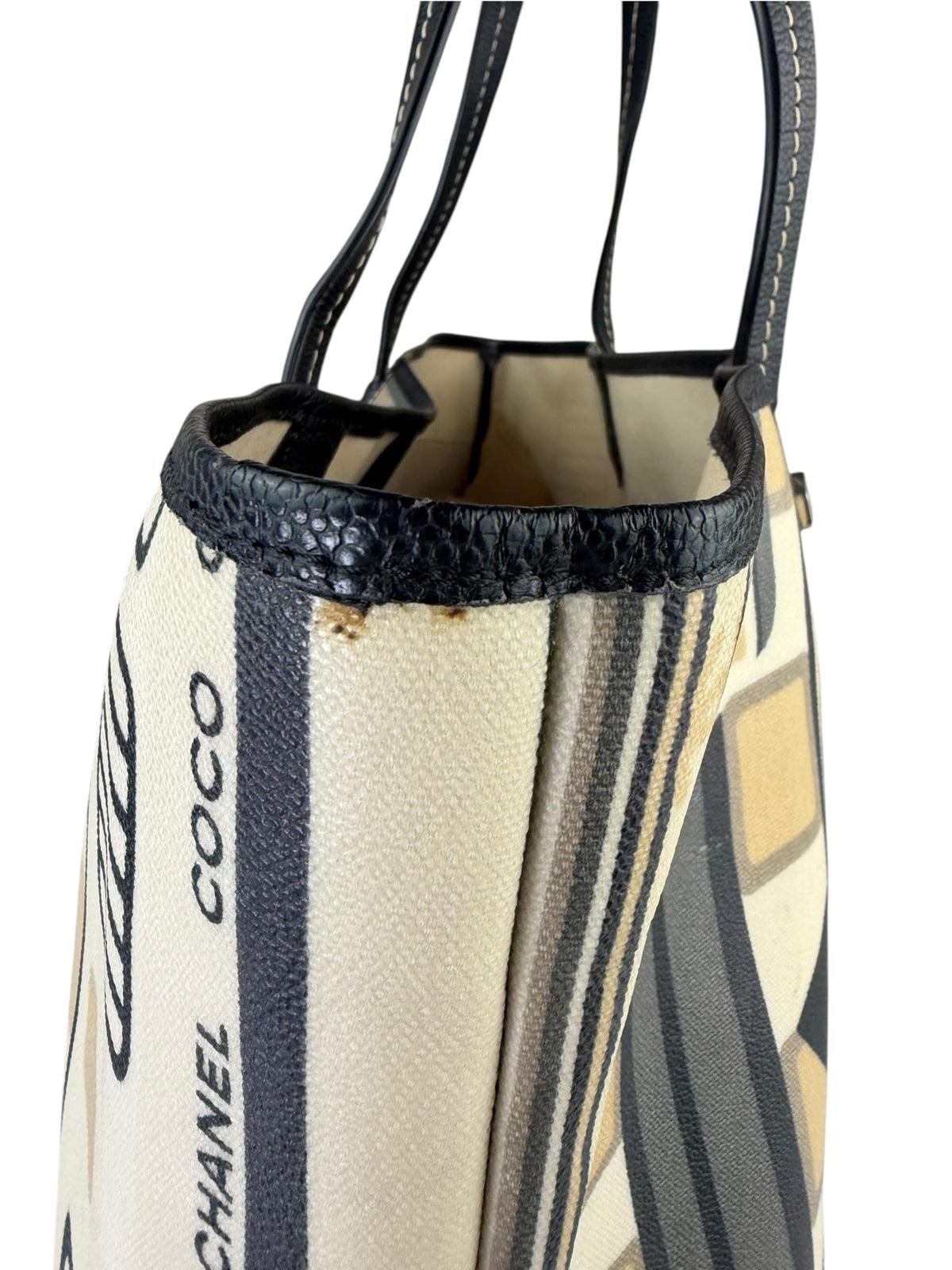 Chanel Colorblock Leather Le Train Shopping Tote 2006