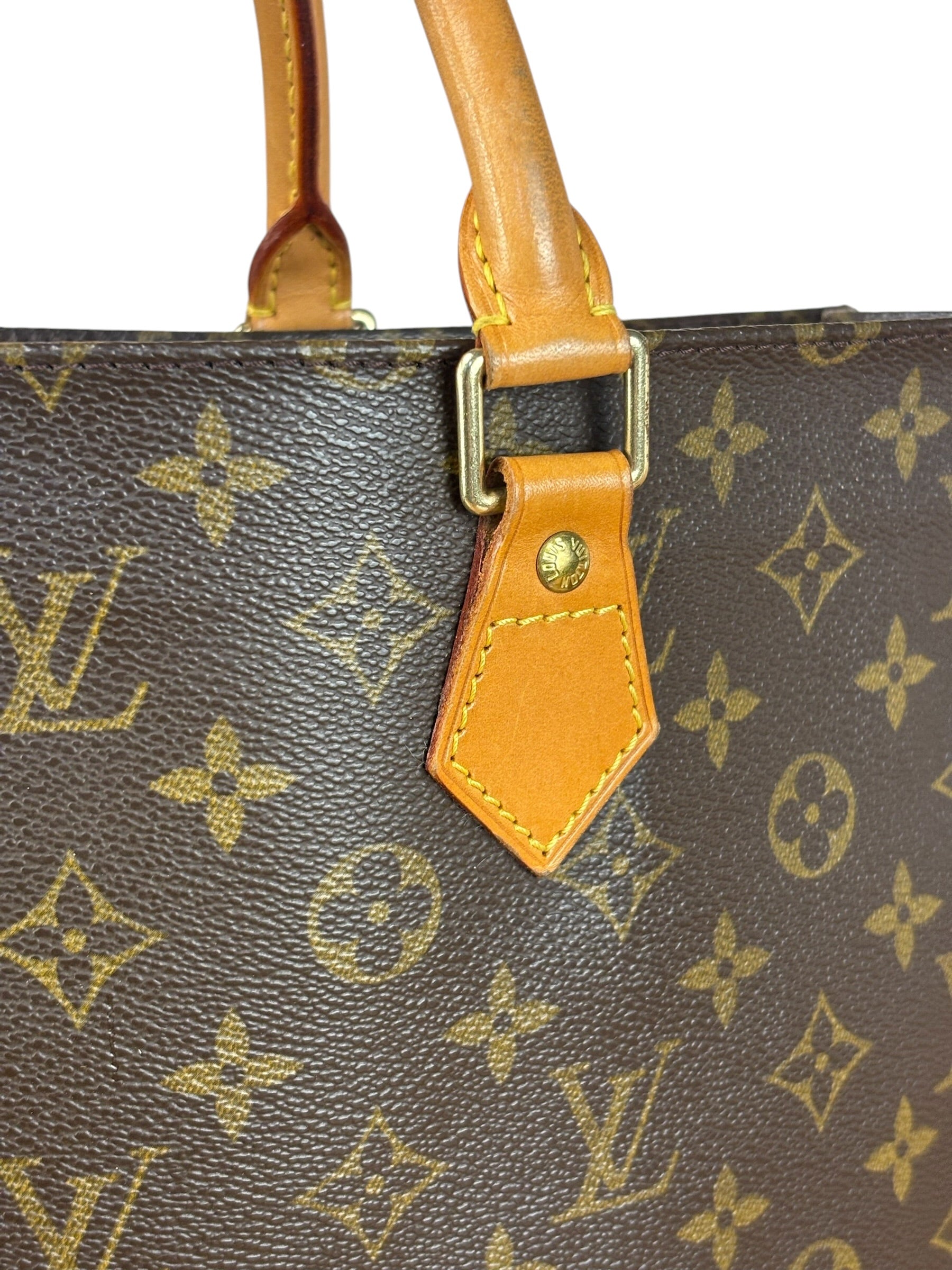 Louis Vuitton Vintage Monogram Sac Plat Tote Bag