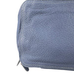 Balenciaga Vintage Blue Leather Mini Pochette