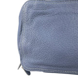 Balenciaga Vintage Blue Leather Mini Pochette