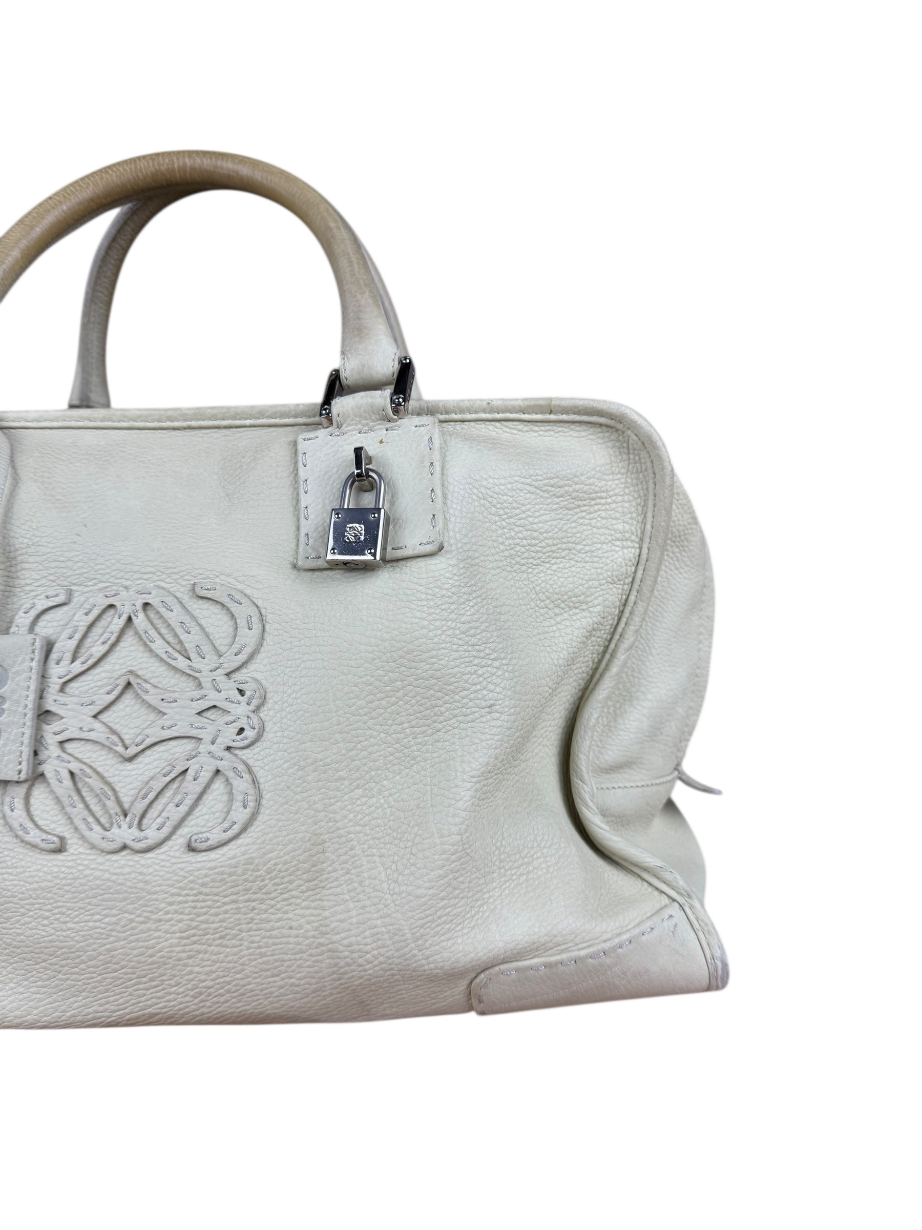 Loewe Vintage Beige Amazona 28 Handbag