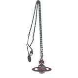 Vivienne Westwood Pink Flower Orb Pendant Necklace
