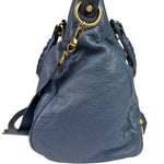 Balenciaga Mist Blue Leather Sunday City Bag