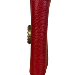 Gucci Red Leather Dionysus Super Mini Chain Crossbody Bag
