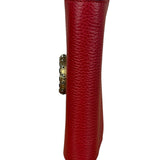 Gucci Red Leather Dionysus Super Mini Chain Crossbody Bag