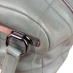 Chanel Light Green Quilt LAX Leather Bowler Bag 2004