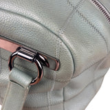 Chanel Light Green Quilt LAX Leather Bowler Bag 2004