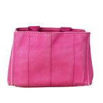 Prada Pink Canapa Canvas Handbag