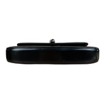 Gucci Black Leather Bamboo Night Small Clutch/Pochette