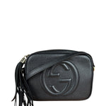 Gucci Black GG Camera Crossbody Bag