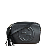 Gucci Black GG Camera Crossbody Bag