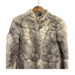Vintage Grey Fox Fur Coat