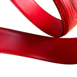 Louis Vuitton Red Epi Leather Belt