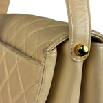 Chanel M Beige Lambskin Envelope Flap 1997
