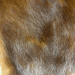 Vintage Brown Fur Tailed Shawl