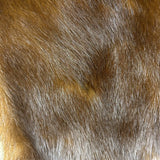 Vintage Brown Fur Tailed Shawl