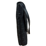 Fendi Black Zucchino Messenger Crossbody Bag