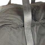 Prada Vintage Black Nylon Bowler Bag