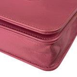 Chanel Pink Lambskin Mademoiselle Flap Wallet On Chain 2018