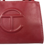 Telfar Small Maroon Shopping Tote