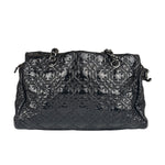 Chanel Black Leather Rock In Moscow Patent Chain Tote Bag 2008