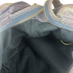 Balenciaga Vintage Distressed Purple Leather City Bag