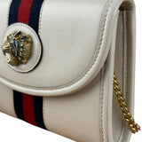 Gucci White Raja Mini Chain Shoulder Bag