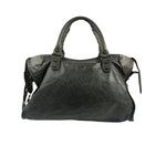 Balenciaga Grey Leather Medium Le City Shoulder Bag