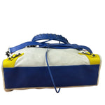 Balenciaga White Multicolor Moto 2Way City Bag