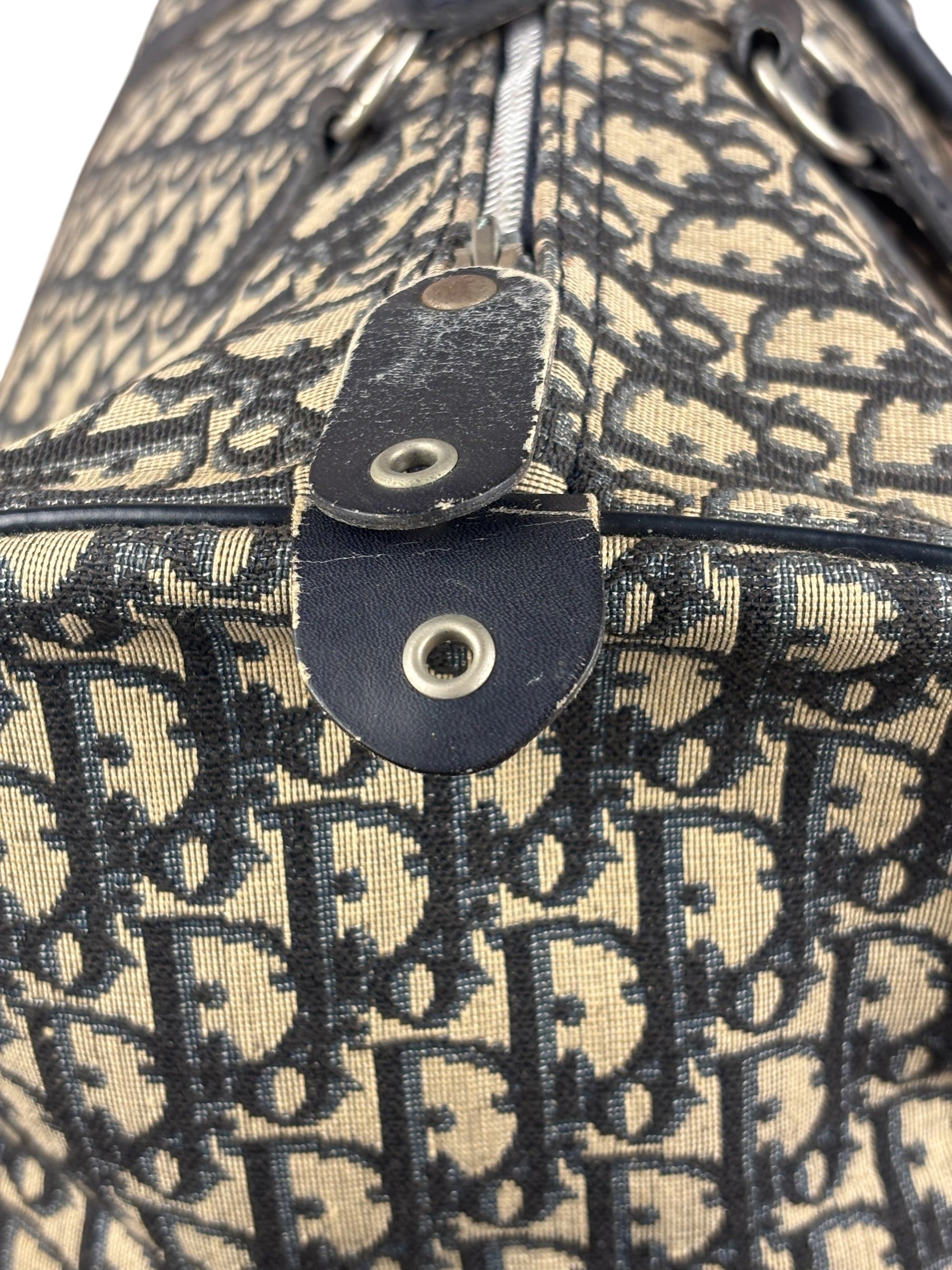 Christian Dior Vintage Trotter Boston Hand Bag