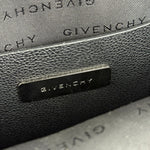 Givenchy Black Canvas Leather Lined Crossbody