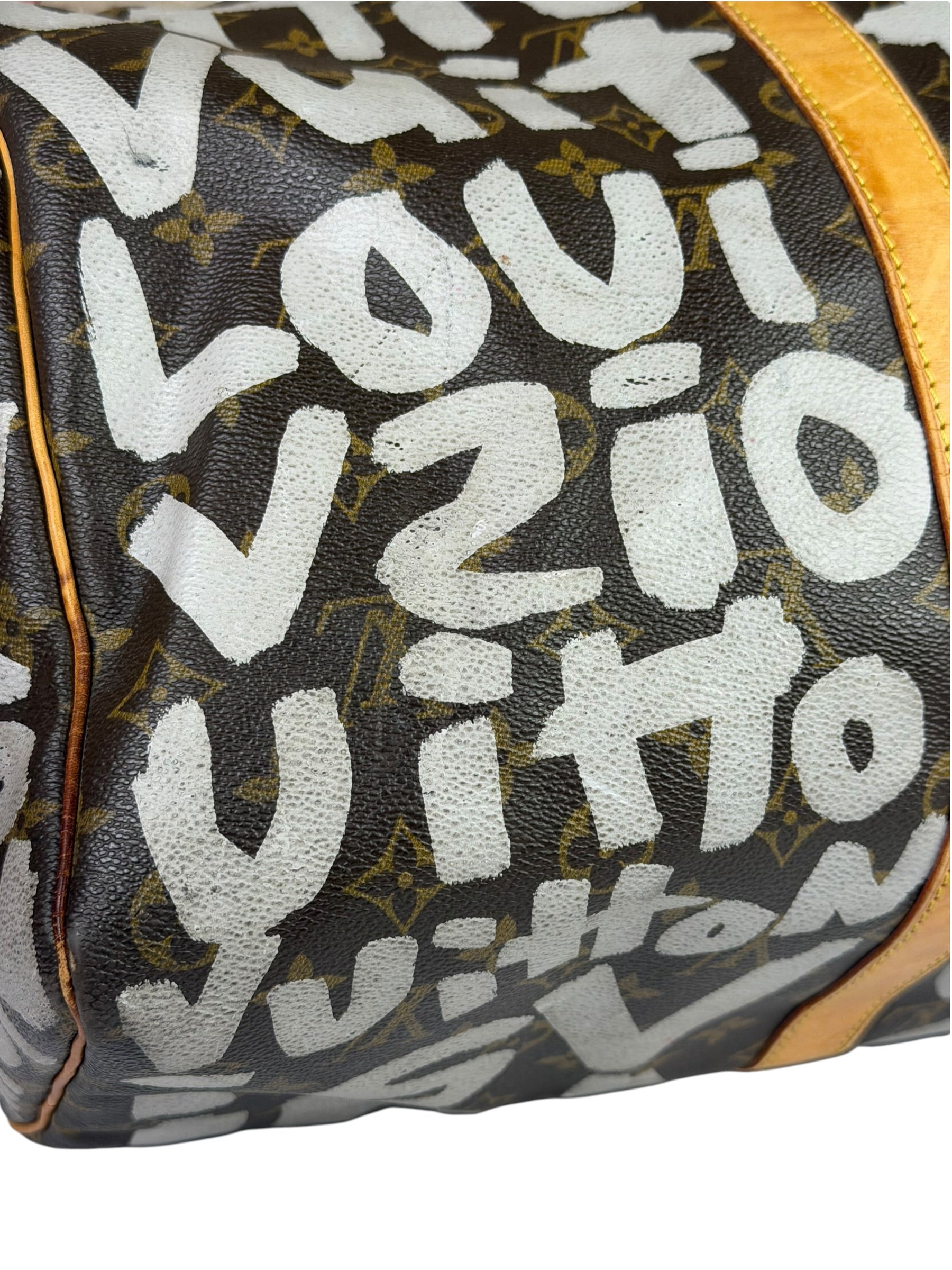 Louis Vuitton x Stephen Sprouse Monogram Graffiti Keepall 50