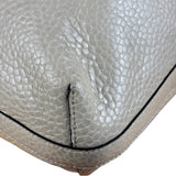 Brunello Cucinelli Ivory Grained Leather Tote Bag