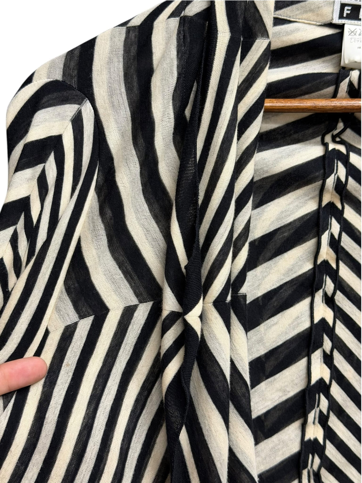 Issey Miyake Féte Striped Cotton Shawl