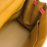 Hermes Coral-Red Epson Casaque Togo Kelly 32