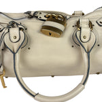 Chloe Beige Leather Paddington Shoulder Bag