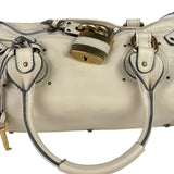 Chloe Beige Leather Paddington Shoulder Bag