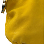 Fendi Yellow Leather Shoulder Bag