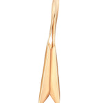 Maison Margiela MM6 Peach Satin Accordion Shoulder Bag