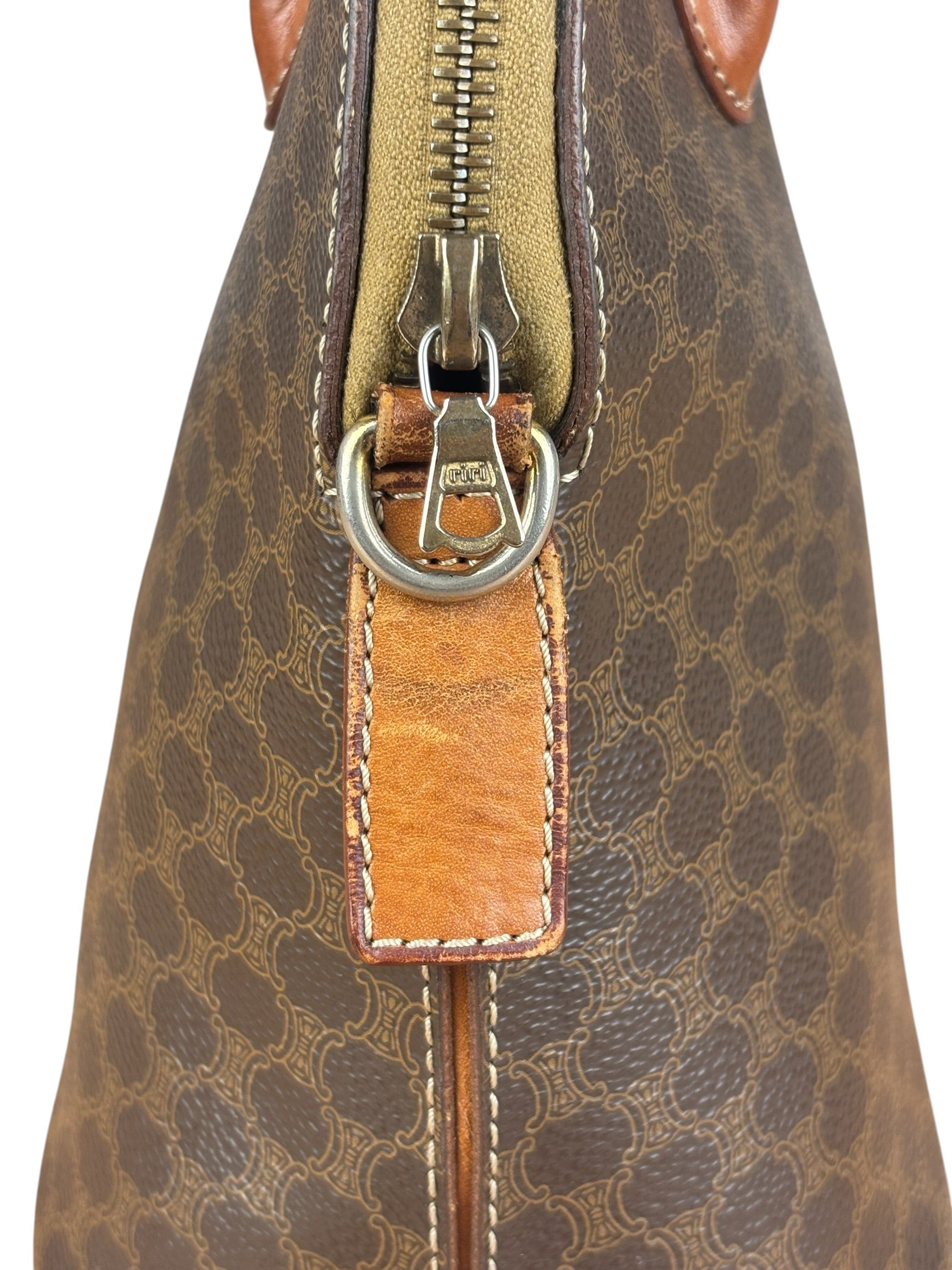 Celine Vintage Macadam Top Handle Bag