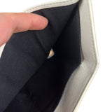 Balenciaga White Leather Papier Compact Wallet