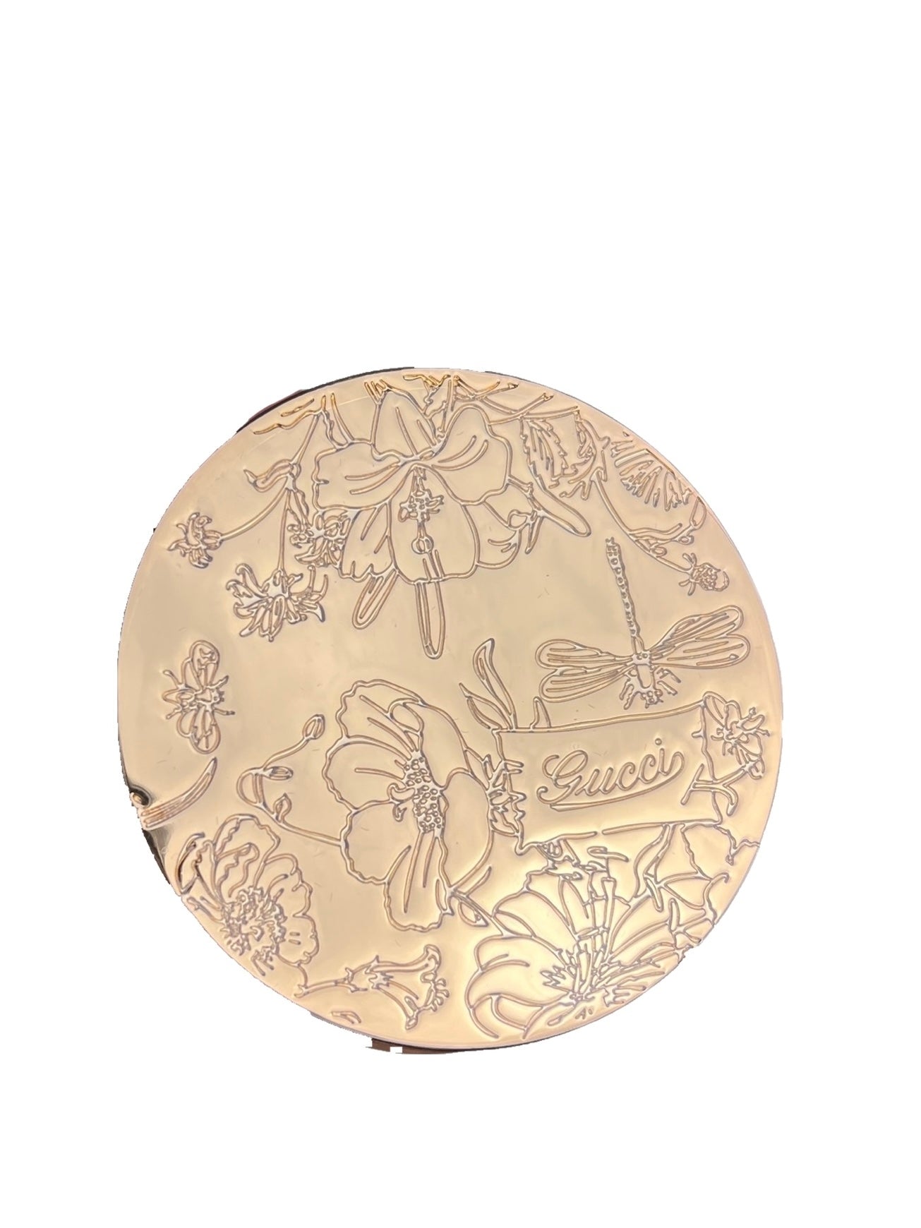 Gucci Beauty Gold Flora Compact Mirror