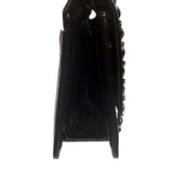 Chanel Black Patent Leather Trim Reissiue Flap Bag 2000
