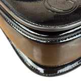 Gucci Bamboo Mini Top Handle Patent Leather Black
