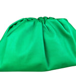 Bottega Veneta Green Large Pouch Clutch