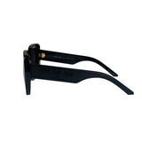 Christian Dior Black Oversized Square Wildior S3U Sunglasses