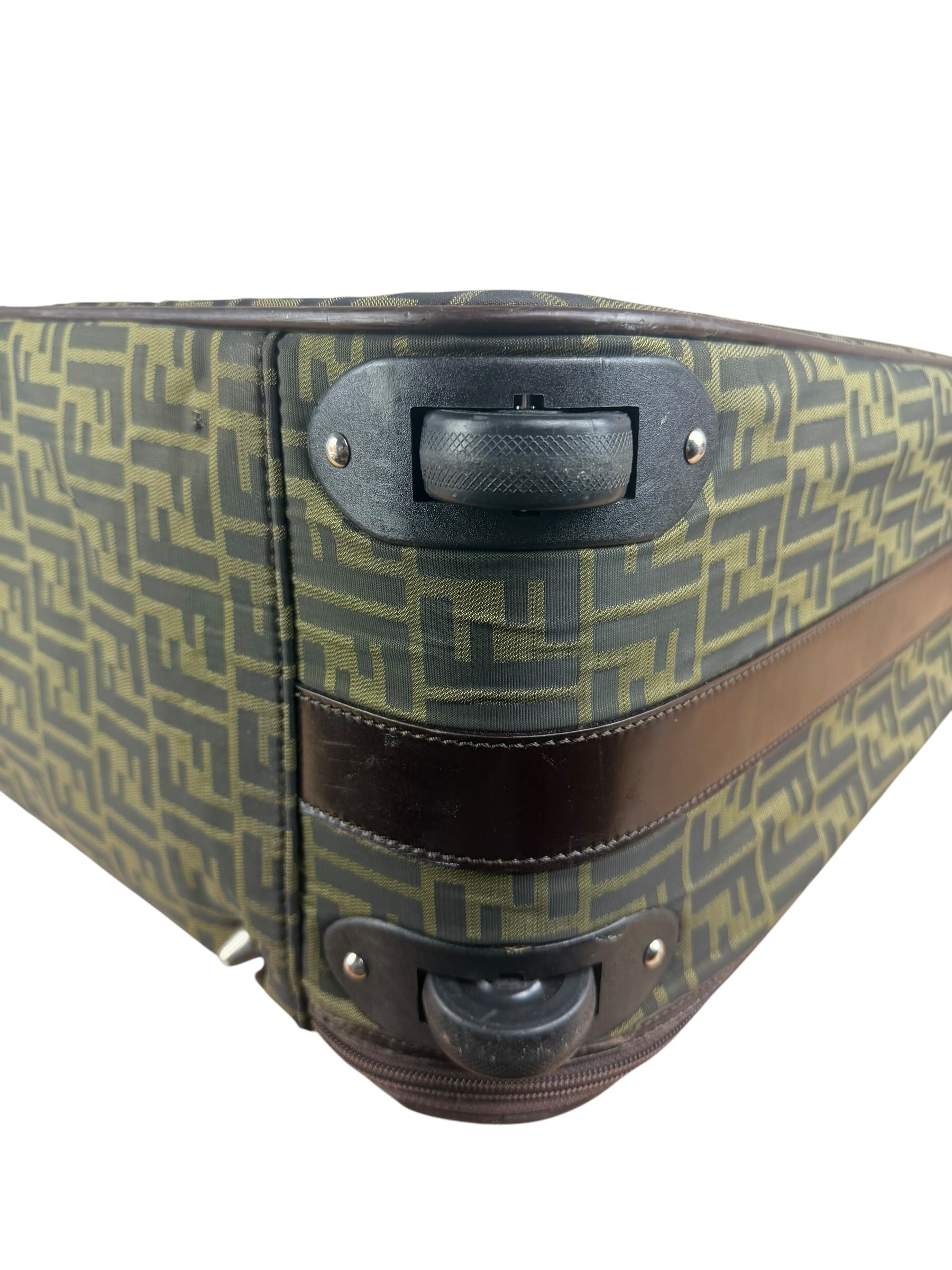 Fendi FF Canvas Suitcase