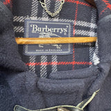 Burberry Vintage Navy Wool Long Coat